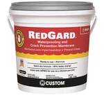Redgard Waterproofing And Crack Prevention Membrane, Liquid, Red, 1 Gal, Pail New. Price: $112.50.
