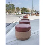 Wausau Tile TF6082W22 Bollard, Round, 24IN.LX24IN.WX19IN.H New. Price: $627.99.