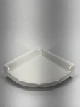Daltile Ceramic Corner Shelf White Thin-set Shower Bath Open. Price: $29.98.