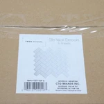 (6 -pk) Truu Self Adhesive Peel & Stick Accent Wall Tiles Set 10711DF-6 Open. Price: $15.28.