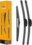 Autoboo 26"+16" Windshield Wipers With 14" Rear Blade Replacement For Hyun New. Price: $35.08.