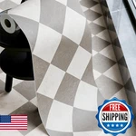Auxua Peel And Stick Tile Caramel Checked Pattern Vinyl Roll Flooring 15.7 New. Price: $68.68.