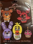 Fnaf Peel And Stick Patches Hhn Halloween Horror Nights, Five Freddy New. Price: $18.50.