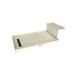 Tile Redi RT3448L-RB34-KIT Base'n Bench 60" X 34" Rectangular Bronze New. Price: $1117.73.
