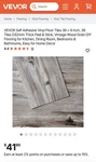 Vevor 36 Pcs 54SQ.FT Self-adhesive Pvc Vinyl Floor Plank Wood Tiles Peel Stick New. Price: $30.00.