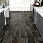 Wallercity Dark Brown Peel And Stick Tile Vinyl Flooring Wood Grain New. Price: $20.11.