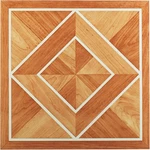 Tivoli Self Adhesive Vinyl Floor Tiles, 45 - X 12", White Border Inlai New. Price: $52.99.