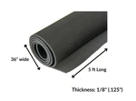 Rsw Fine Rib V-groove Matting 1/8"THICK X 36" 5FT Non-slip Rubber Flooring New. Price: $162.00.