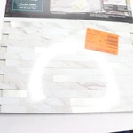(2-PK) Aspect Metal And Composite Peel Stick Backsplash Tiles 11.75 X 6 Open. Price: $7.79.