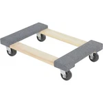 Vestil HDOC-1624-9 Hardwood Dolly With Carpet End 900 Lbs Capacity 24" Length New. Price: $66.59.