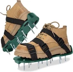 Lawn Aerator Shoes With Adjustable Straps For Grass, Heavy Duty Spiked Aerating New. Price: $23.26.