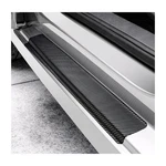 Povtii 4 Pcs Door Sill Protector, Anti-scratch Carbon Fiber 5D, Black New. Price: $13.51.