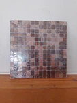 Jeffrey Court Verona Glass Tiles 12"' X 12"SQUARED Mosaic Wall Backsplash New. Price: $9.00.