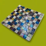 Jeffrey Court Mosaic Tile 12X12 Iridescent Glass Sheet Diy Backsplash Craft Arts New. Price: $21.56.