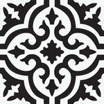 Black Parma Peel & Stick Floor Tiles, FP3828 New. Price: $155.91.