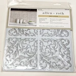 4 Tiles White Gray 3D Embossed Peel Stick Pvc Wall Backsplash 10"X10" Dixie New. Price: $23.99.