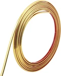 Trimold 16.4FT Shiny Gold Peel And Stick Molding Trim, Flexible Mirror Wall Ceil New. Price: $11.56.