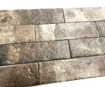 2X8 Brick Work Terrace Look Porcelain Tile Wall Floor Kitchen (one Piece) New. Price: $8.99.