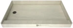 Tile Redi P3648LPVC Base 48" X 36" Rectangular Shower - Nickel New. Price: $830.88.
