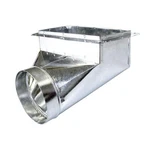 8" 4" 5" 90-DEGREE Hvac Register Box With Flange Galvanized Steel New. Price: $52.94.