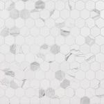 Msi Eden Statuary 2X2 Hexagon Matte Porcelain Mosaic Tile White New. Price: $172.44.