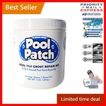 White Pool Tile Grout Repair Kit - Fast Setting 1.5 Lb Waterproof Solution New. Price: $59.90.