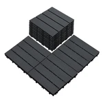 Interlocking Deck Tiles, 27 Pcs Outdoor Patio Flooring, 12"X12" New. Price: $91.47.