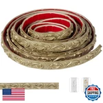 Zefuriam 0.8" X16.4FT Champagne Gold Crown Molding Trim - Peel And Stick 3D Flor New. Price: $43.98.