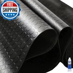Zerito Heavy Duty Coin-grip Rubber Flooring Roll X 14 1/8 Thick Waterproof New. Price: $144.62.