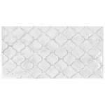 Smart Tiles Arabesco Marble White 22.56X11.58 In. Peel&stick Vinyl (2-PACK) New. Price: $23.70.