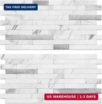 Auliget Faux Stone Peel And Stick Backsplash, Pvc Mixed Metal Wall Tiles New. Price: $13.48.