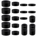 20 Pack Thick Rubber Washers - Round & Flat Spacers, 4 Sizes, Black New. Price: $15.84.