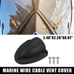 2.48"X2.28"X0.91" Marine Boat Transducer Cap Clam Shell Vent Wire Cover Black New. Price: $12.17.