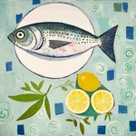 Fish Accent & Decor Tile Irena Orlov Kitchen Art Ceramic OB-ORL24802-19AT New. Price: $29.95.