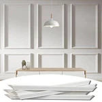 6-FRAME Premade Accent Wall Molding Kit, Ready-to-assemble Wainscoting Panels... New. Price: $89.33.