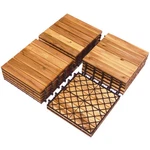 Patiojoy 27PCS Interlocking Tiles Acacia Slat Wood Garden Outdoor &indoor New. Price: $84.99.