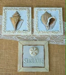 Vtg Kate Mcrostie 3D Seashell Wall Art Tile Plaques Lot Of Coastal Beach Decor Used. Price: $16.99.