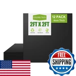 Noooza 2FT X Drop Ceiling Tilessmooth Black Pvc 24IN. New. Price: $132.19.