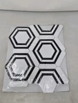 Msi Georama Nero 13" X 11" Polished Marble Mesh-mount Mosaic Tile New. Price: $9.99.