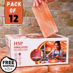 Himalayan Pink Salt Tiles 8X4X0.75 Pack Of 12 Natural Bricks Spa Wall New. Price: $83.99.