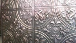 New Pkg! Sets Of Peel & Stick Tiles Rm Ornate Faux Tin Bronze TIL4625FLT. Price: $21.00.