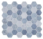 Msi Pc Vista Azul Hexagon 11 In. 13 Patterned Glass Mosaic Floor Wall Tile New. Price: $14.95.