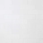 Cruz Bay Studio BE3 Bedouin - 4" X 12" Brick Wall Tile Glossy White New. Price: $86.52.
