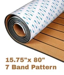 Oceanbroad 80''X 15.75'' Boat Flooring 3M Self-adhesive Backing Camel Brown New. Price: $39.95.