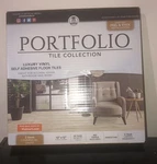 Portfolio Collection Achim Peek& Stick Vinyl Floor Tile, Sandstone (beige) New. Price: $20.00.