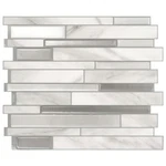 Smart Tiles Peel & Stick Backsplash Sheets 9.63X11.56" 3D Wall New. Price: $81.72.