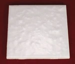 Nos Vintage Daltile Mayan White 4-1/4" Square Ceramic Wall Bumpy Splatter Open. Price: $6.99.