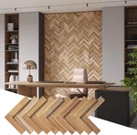 Reclaimed Teak 3D Wall Panels - Easy Diy Decor For Home & Office 16 Pack New. Price: $233.99.