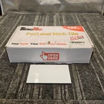 (100 Pieces) Stylovue Peel And Stick Backsplash For Kitchen, 3" X 6" - White Open. Price: $55.68.