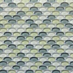Oval Glass Mosaic Tile Mix Sage Green New. Price: $12.95.